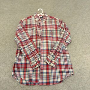Vineyard Vines Red and Blue Plaid Casual Shirt